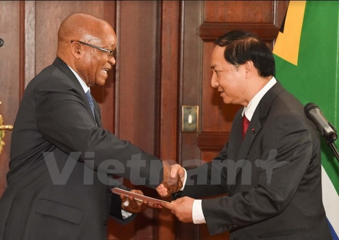 L’ambassadeur du Vietnam en Afrique du Sud remet ses lettres de créance - ảnh 1